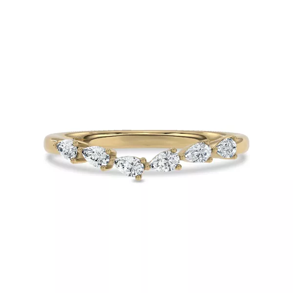Luminous Curved Pear Band by Christian Siriano