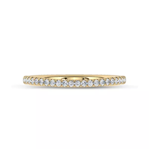 Unione Pavé Lab Contoured Band by Christian Siriano