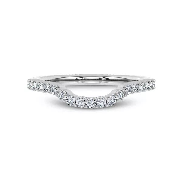 Dorian Contour Pavé Band