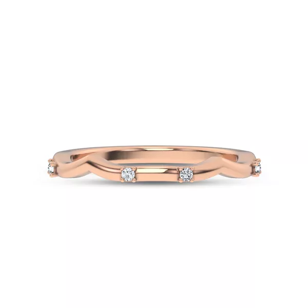 Tira Contour Diamond Band
