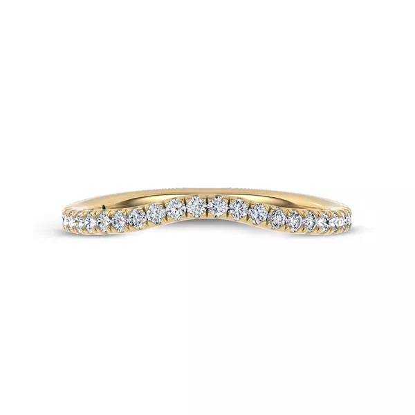 Serenade Contoured Pavé Band by Christian Siriano