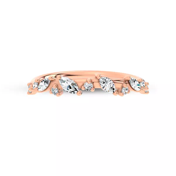 Hayley Scattered Diamond Band