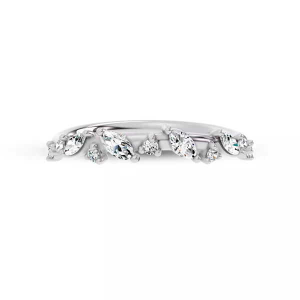 Hayley Scattered Lab Diamond Band