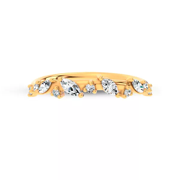 Hayley Scattered Diamond Band