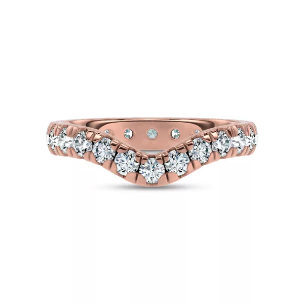 Boda Curved Lab Diamond Eternity Band (3mm)