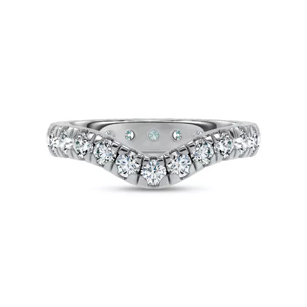 Boda Curved Diamond Eternity Band (3mm)