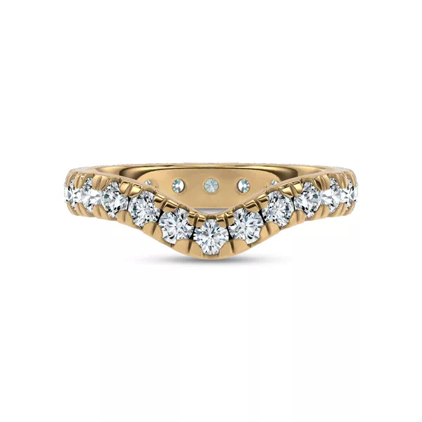 Boda Curved Diamond Eternity Band (3mm)