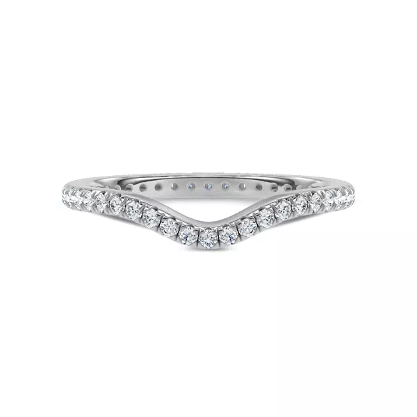 Boda Curved Diamond Eternity Band (1.5mm)
