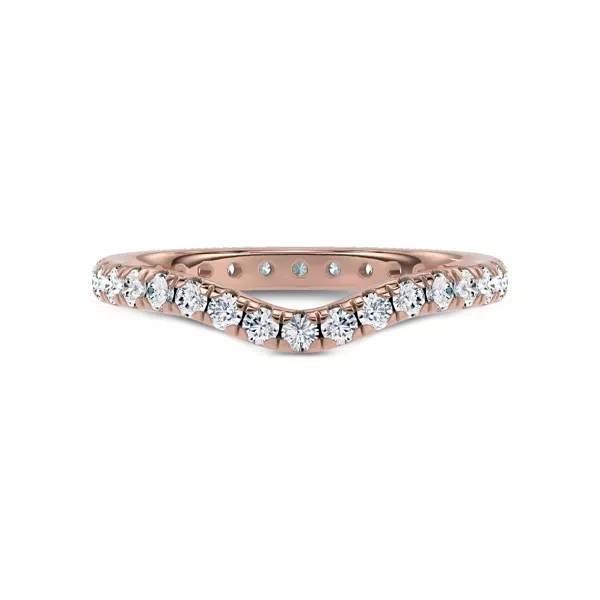 Boda Curved Diamond Eternity Band (2mm)