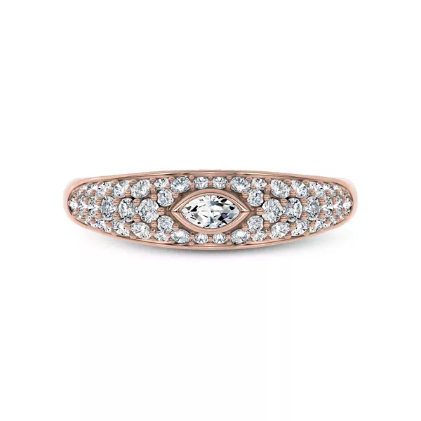 Sequin Marquise Lab Diamond Band by Christian Siriano