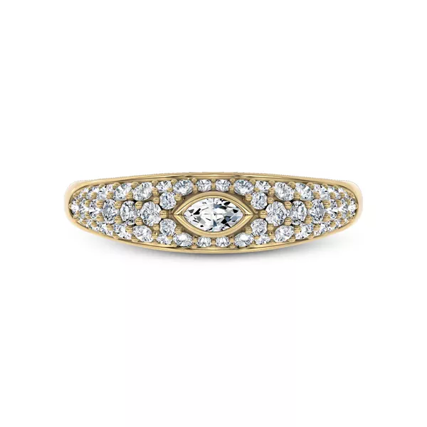 Sequin Marquise Lab Diamond Band by Christian Siriano