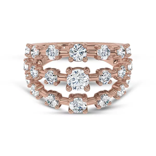 Starlight Graduated Triple Row Diamond Band (2.00 ct. tw.)
