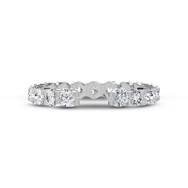Ouvre Round Lab Diamond Open Eternity Band