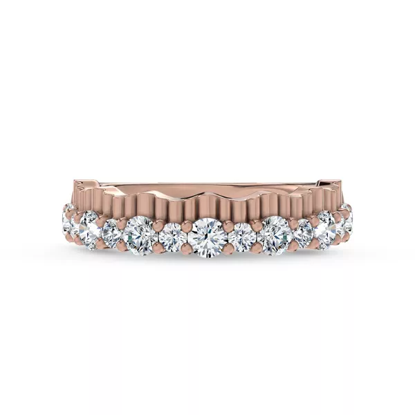 Scalloped Pavé Diamond Band (1.00 ct. tw.)