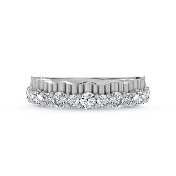 Scalloped Pavé Lab Diamond Band (1.00 ct. tw.)