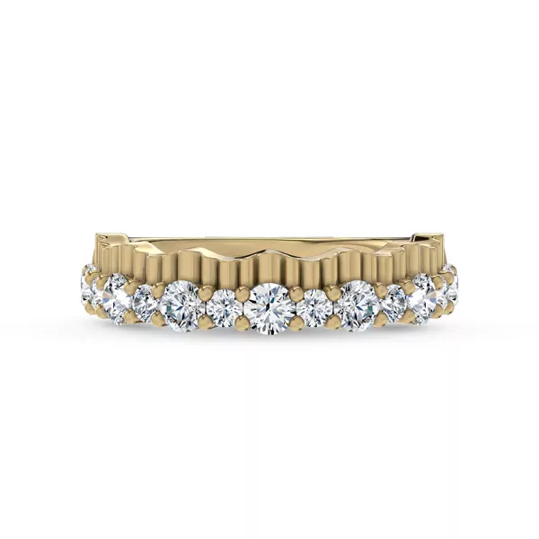 Scalloped Pavé Diamond Band (1.00 ct. tw.)