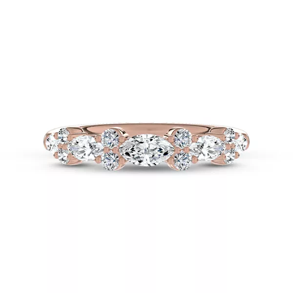 Marquise Duo Lab Diamond Band