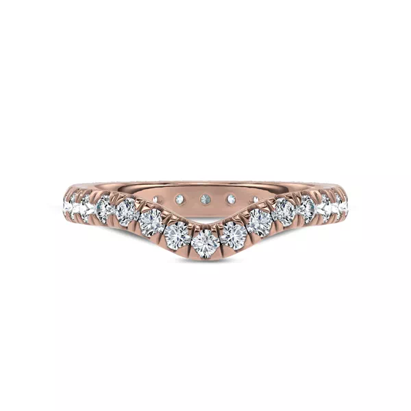 Linda Curved Diamond Eternity Band (2.5mm)