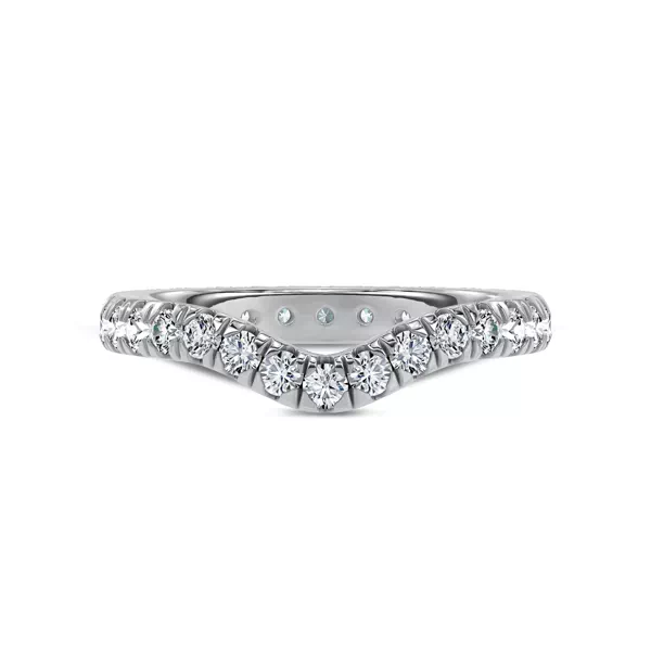 Linda Curved Diamond Eternity Band (2.5mm)