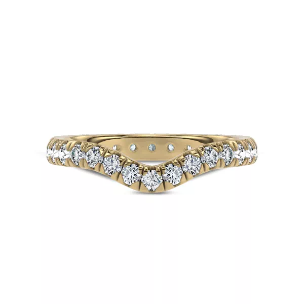 Boda Curved Diamond Eternity Band (2.5mm)