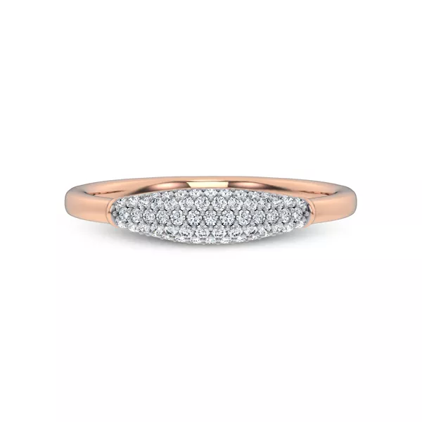 Mirage Lab Pavé Dome Ring