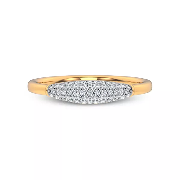 Mirage Lab Pavé Dome Ring