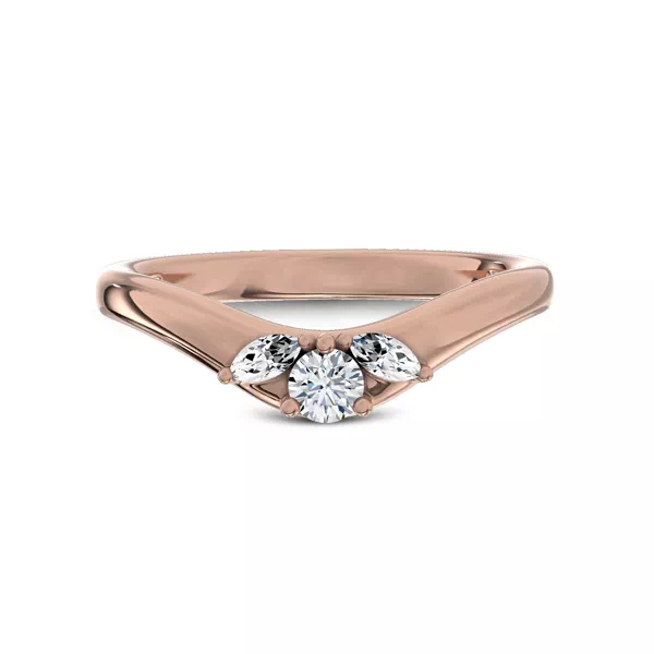 Elysium Curved Diamond Band