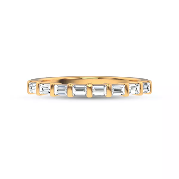 Baguette Lab Diamond Half Band (.20 ct. tw.) 