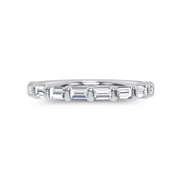 Baguette Lab Diamond Half Band (.50 ct. tw.) 