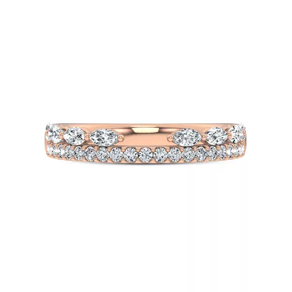 Ouvre Marquise Wrap Pavé Band