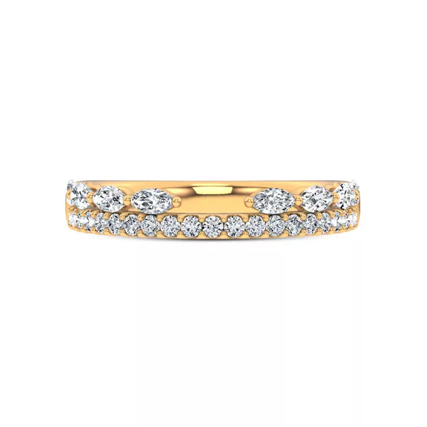 Ouvre Marquise Wrap Pavé Band