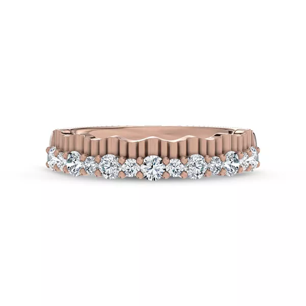 Scalloped Pavé Lab Diamond Band (0.50 ct. tw.)