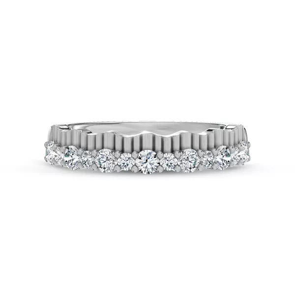 Scalloped Pavé Lab Diamond Band (0.50 ct. tw.)