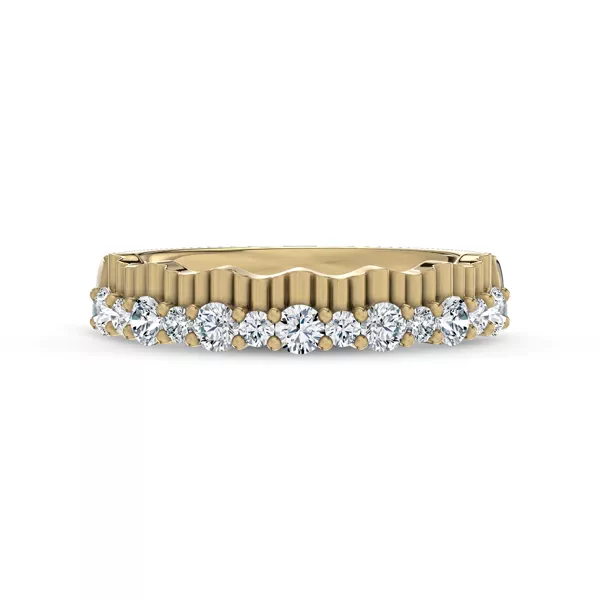 Scalloped Pavé Diamond Band (0.50 ct. tw.)