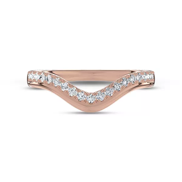 Wave Pavé Diamond Band