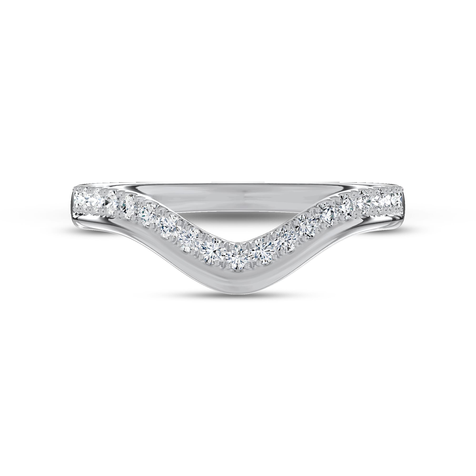 Wave Pavé Lab Diamond Band