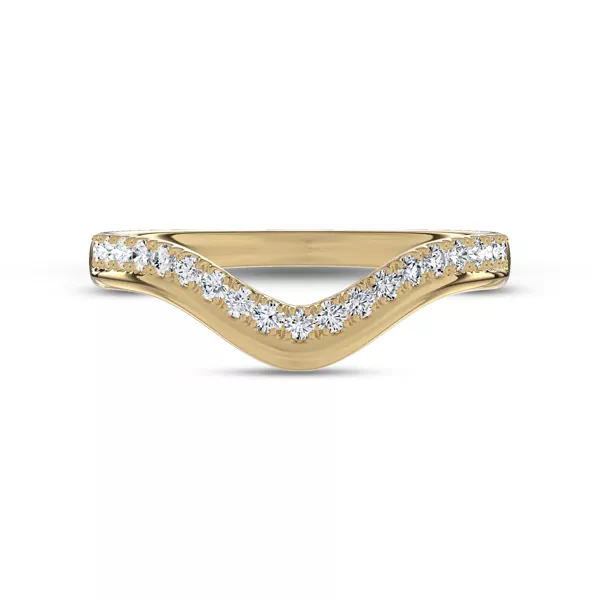 Wave Pavé Diamond Band