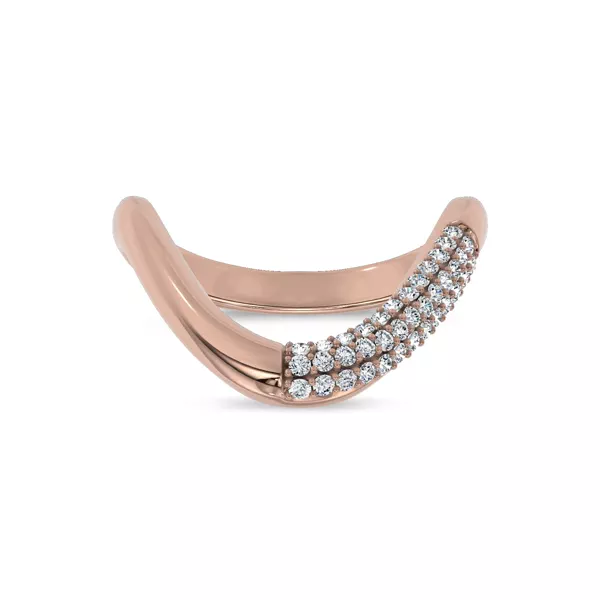 Arc Pavé Diamond Band