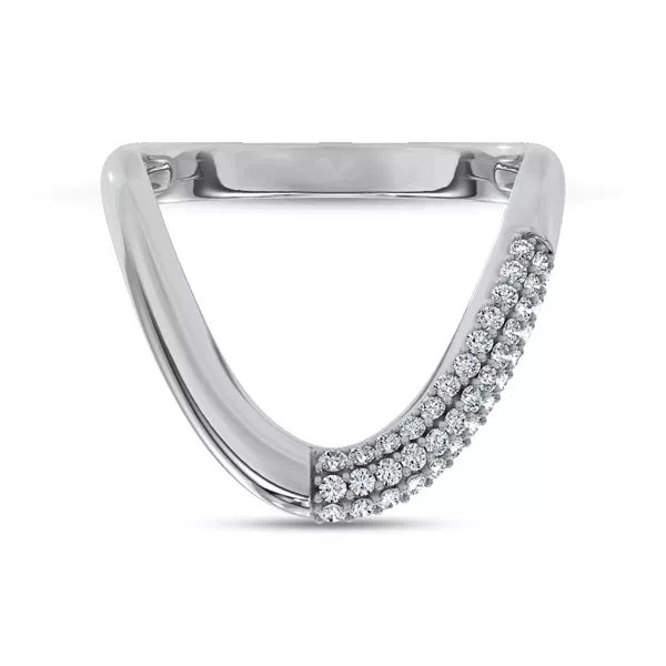 Arc Pavé Diamond Band