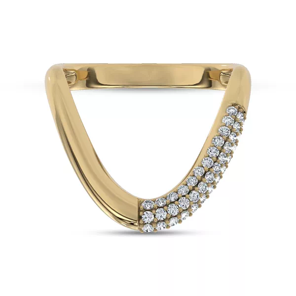Arc Pavé Lab Diamond Band