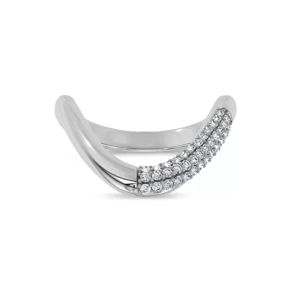 Arc Pavé Diamond Band