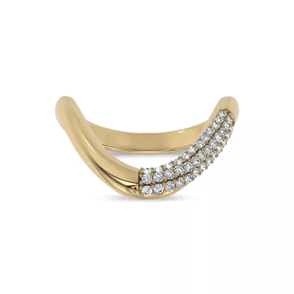 Arc Pavé Lab Diamond Band