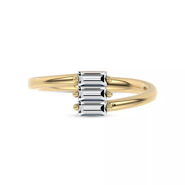 Staccato Baguette Lab Diamond Band by Christian Siriano