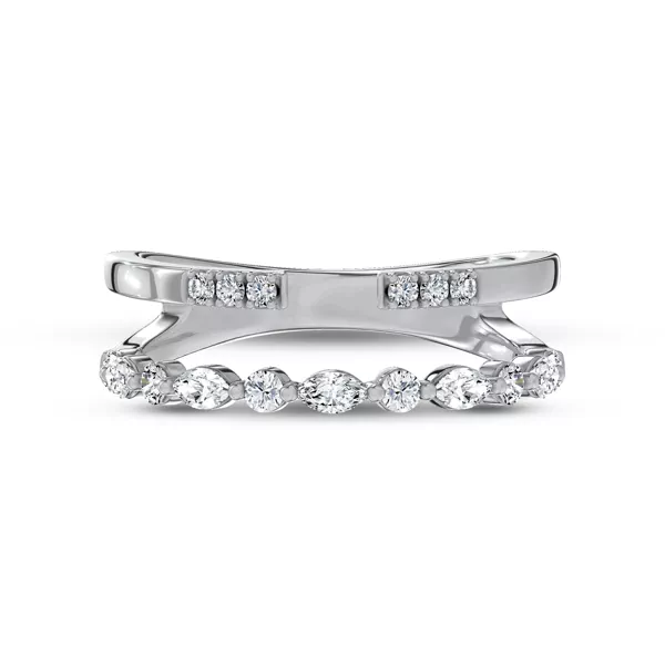 Marquise & Round Diamond Enhancer Band