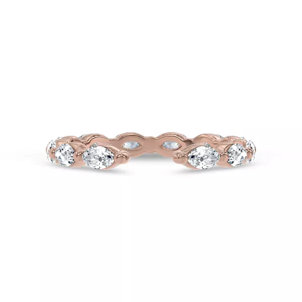 Ouvre Marquise Diamond Open Eternity Band