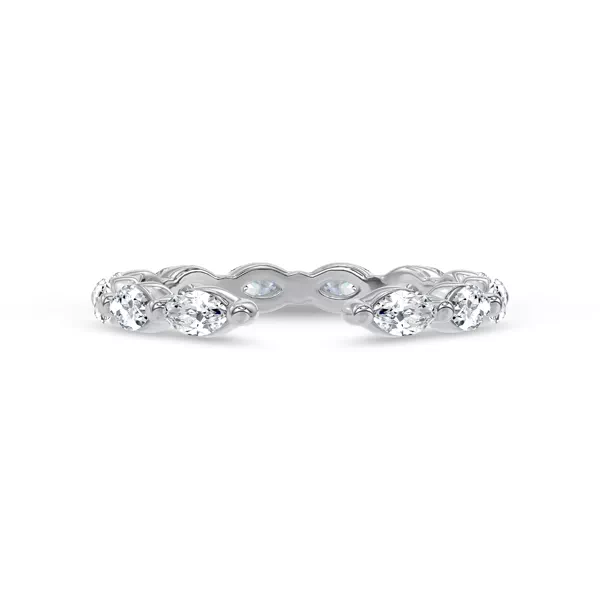 Ouvre Marquise Diamond Open Eternity Band