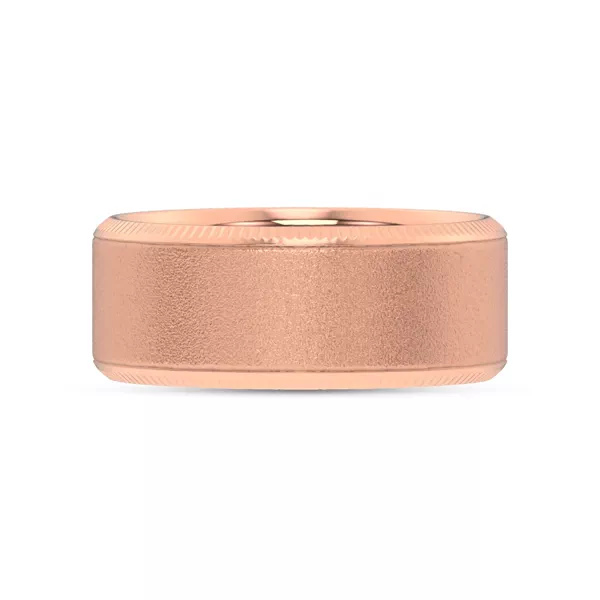 Mixed Textured Coin Edge Band (9mm)