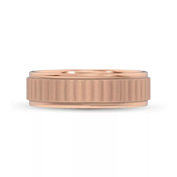 Brushed Rippled Band (7mm)