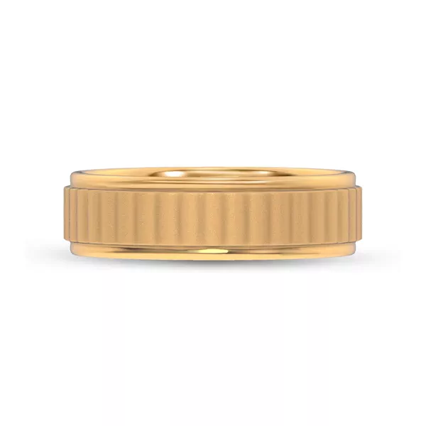 Brushed Rippled Band (7mm)