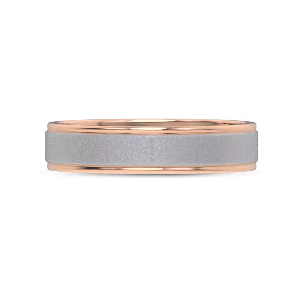 Brushed Center High-Polish Edge Band (5mm)